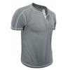 Men's Casual Color-block Sports T-shirt - Men's Round-neck Short-sleeved Top