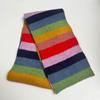 Gentle Atmosphere, Warm and Versatile Contrasting Colors, Striped Wool Knitted Scarf, Female Autumn and Winter Couple Scarf