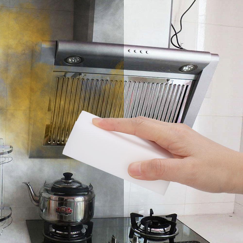 Haushalt Küchenreinigungsschwamm Wischwerkzeug für Geschirrarmatur Schuhe Entfernung hartnäckiger Flecken 3x7x10cm 20 Stück