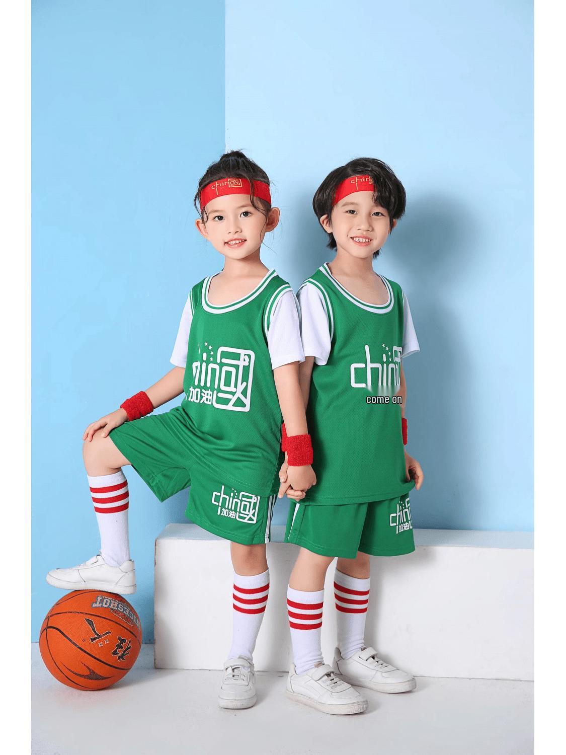 

Детский баскетбольный комплект из двух частей: Джерси и шорты для школьного спорта и тренировок XXL