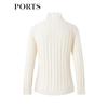 PORTS Women's Cashmere Blend Half-Turtleneck Sweater