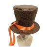 Top Hat Jazz Era Cabaret Hat Lightweight Cotton Blend Suitable For Parties Costume Event
