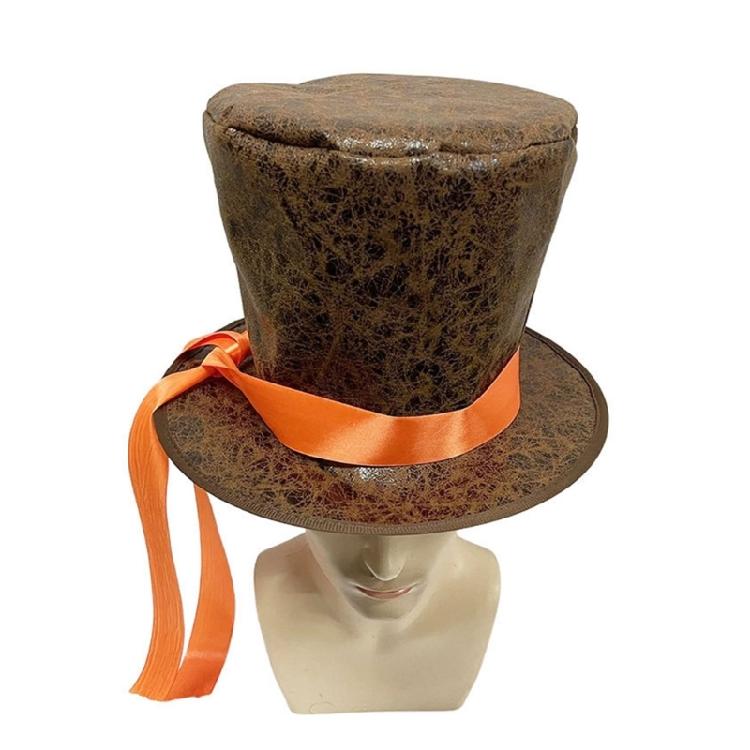 Top Hat Jazz Era Cabaret Hat Lightweight Cotton Blend Suitable For Parties Costume Event