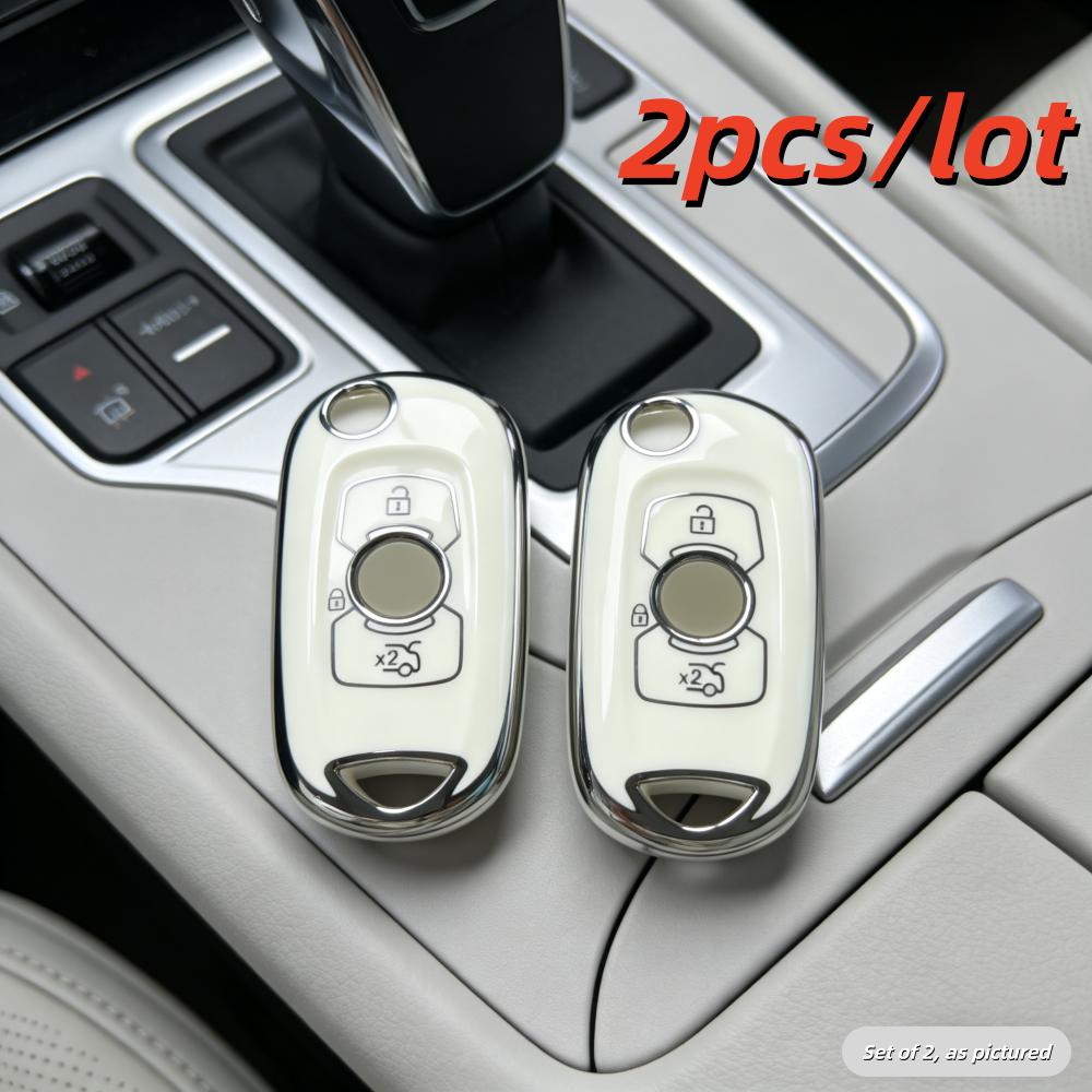 

2Pcs Car Key Case Covers For Buick Verano Encore Gx Gl6 For Opel Vauxhall Astra K Corsa