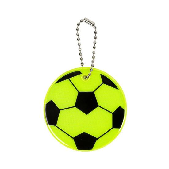 6/12 stk Reflekterende fotball hengende dekorasjon med kulekjede Høy synlighet Utendørs klatring Camping Sykling Fotball Ryggsekk Anheng