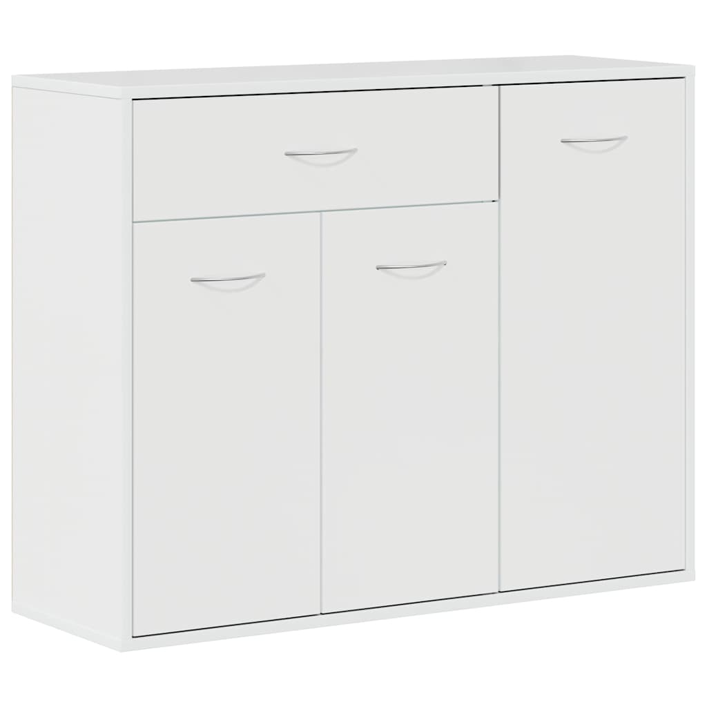 vidaXL Sideboard Hochglanz-Weiß 88x30x70 cm Holzwerkstoff