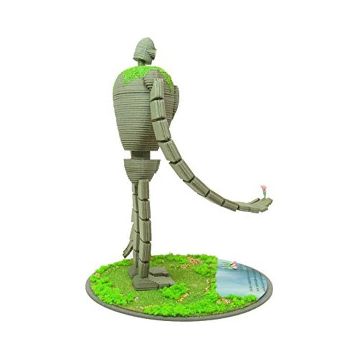 Sankei Miniature Art Kit Studio Ghibli Series Castle in the Sky Robot Soldier 1/30 Scale Papercraft MK07-20 green 16.1 cm x 22.71 cm x 1.8