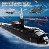 2988 sztuk Model Okrętu Podwodnego SSN-688 z Klocków Budowlanych Zestawy Zabawek Budowlanych Okręt Wojenny Wojskowy Prezenty dla Chłopców i Nastolatków
