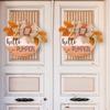Farmhouses Welcome Wood Sign Delicate Fall Themed Wood Welcome Sign with Bowknot and Berries for Decoration