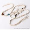Bohemian Handmade Resin Beaded Woven Waist Belt