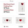 Cards Valentines Day Gift Love Postcard Wedding Invitation Greeting Cards Anniversary For Her Valentines Day Card Party Supplies