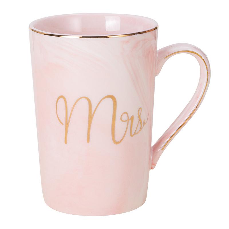 Souvenir set, water cup, female creative mug, gift box, cup, wedding gift set, ceramic cup, return gift