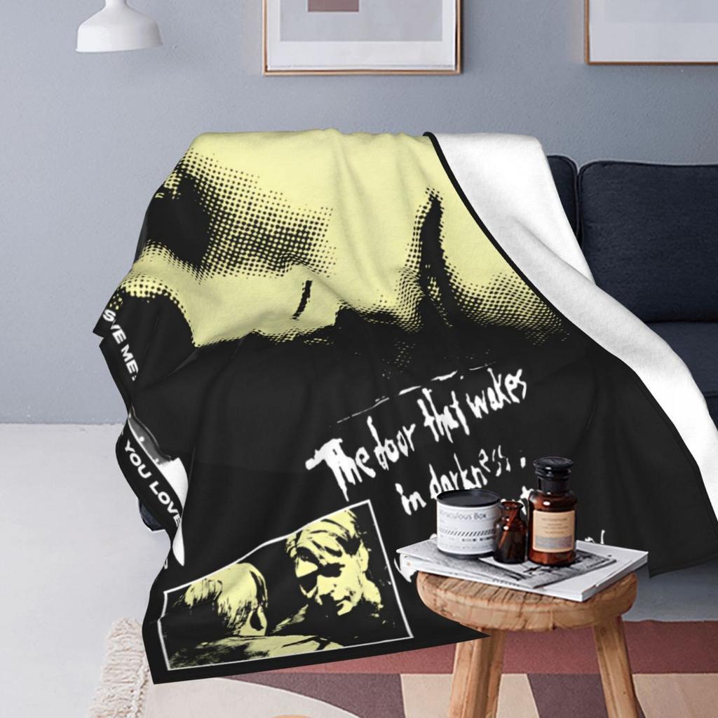 Coperta di Flanella Silent Hill 2 Qualità Calda Morbida Horror Videogioco Plaid Inverno Picnic Soggiorno Novità Copriletto