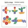 Handmade Montessori Geometric Beading Blocks - Educational Toys for Primary School Students