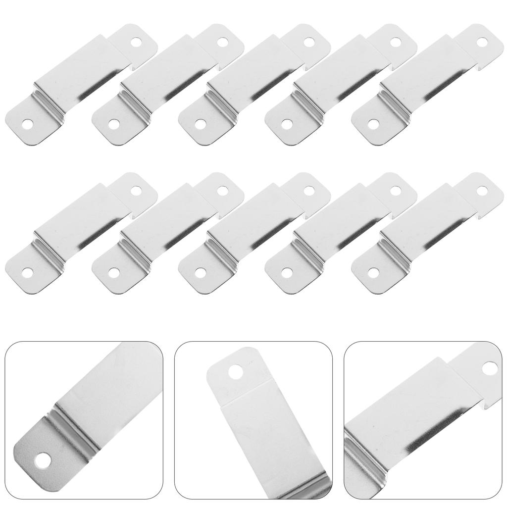 10pcs Tape Measure Holder Clip Wearable Reusable Easy Installation Convex Shape Suspend Tools Tight Fit Tape Measure Holder