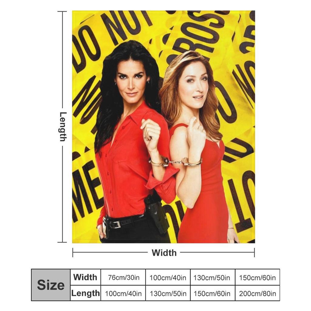 Rizzles (Rizzoli & Isles) Throw Blanket Bed linens Cute Plaid sofa bed Shaggy Blankets