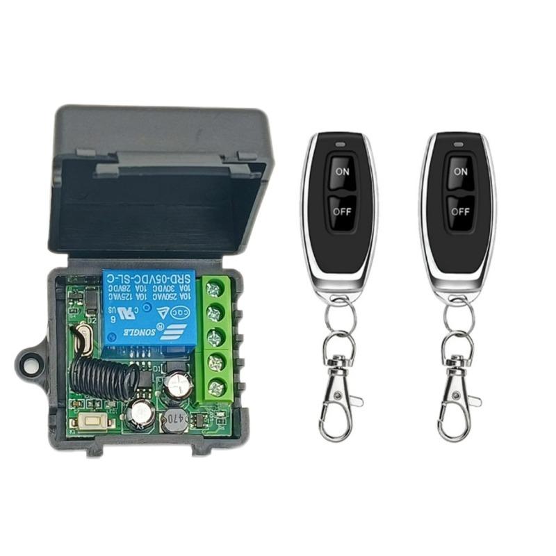 

DC 9 24V Universal 433Mhz RF Wireless Remote Control Switch Relay Stable Signal for Garage Door Electromagnetic Lock