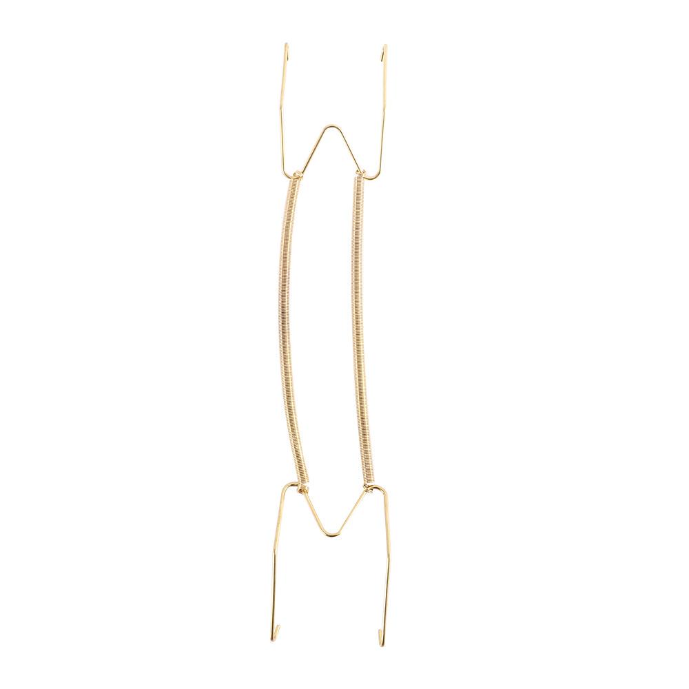 Wall Display Plates Hanger W Type Dish Spring Holder Invisible Hook Home Decor 6/7/8/10/12/14/16 Inch