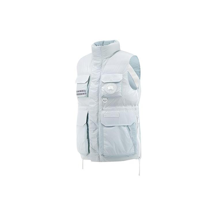 Canada Goose X-Ray Down Vests Unisex Melted Water Blue Stand Collar Moderate Other 4100UX1-463