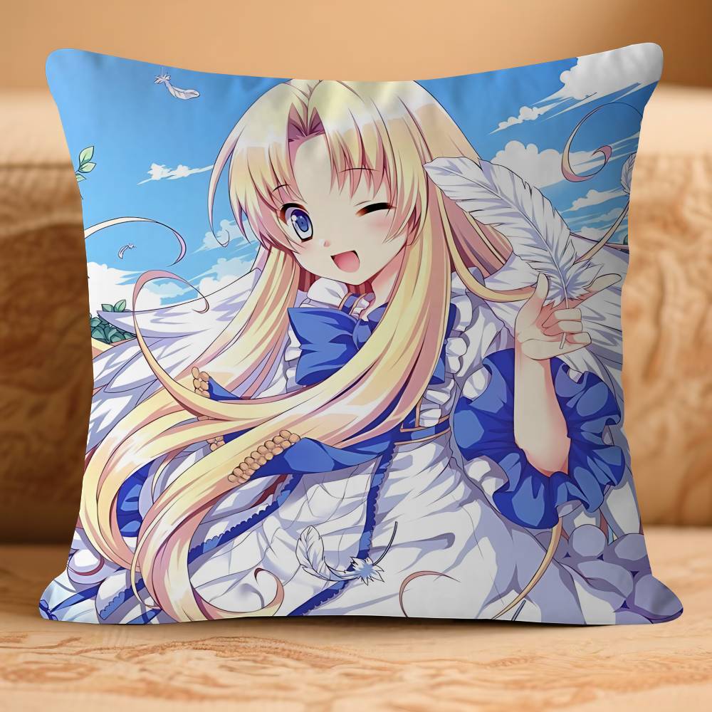 Anime-Charaktere Filo-O Kissenbezug Abnehmbarer Waschbarer Kissenbezug – Ganzjährig Weiches Leinen
