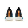Anta Kids Synthetic Leather Fabric Shock Absorbing Wear Resistant Low Top Running Shoes Kids Sneakers White Blue Black A312425509-1
