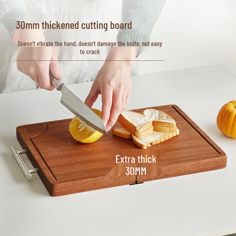 Mingjiang Chubang Black Ebony Wood Chopping Board