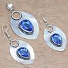 Tanzanite Set Jewelry Quartz  Gemstone Pendant 18-20'' Necklace