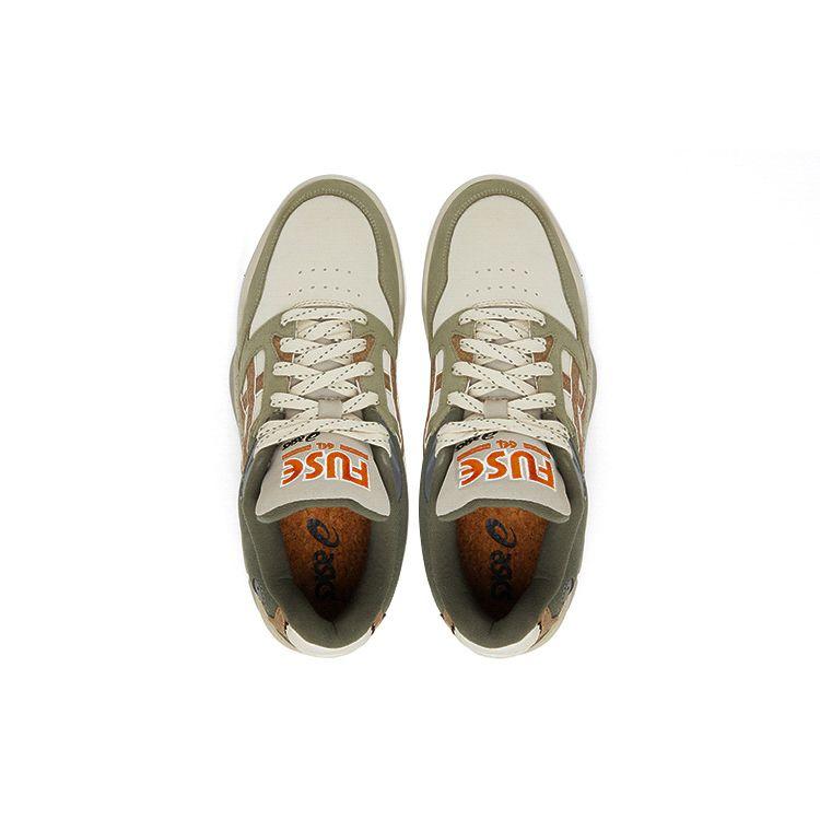 Asics Gel-Fuse Seasonal Series American Retro Comfortable Versatile Low-Top Vintage Basketball Shoes Unisex sneaker White Green 1203A534-020
