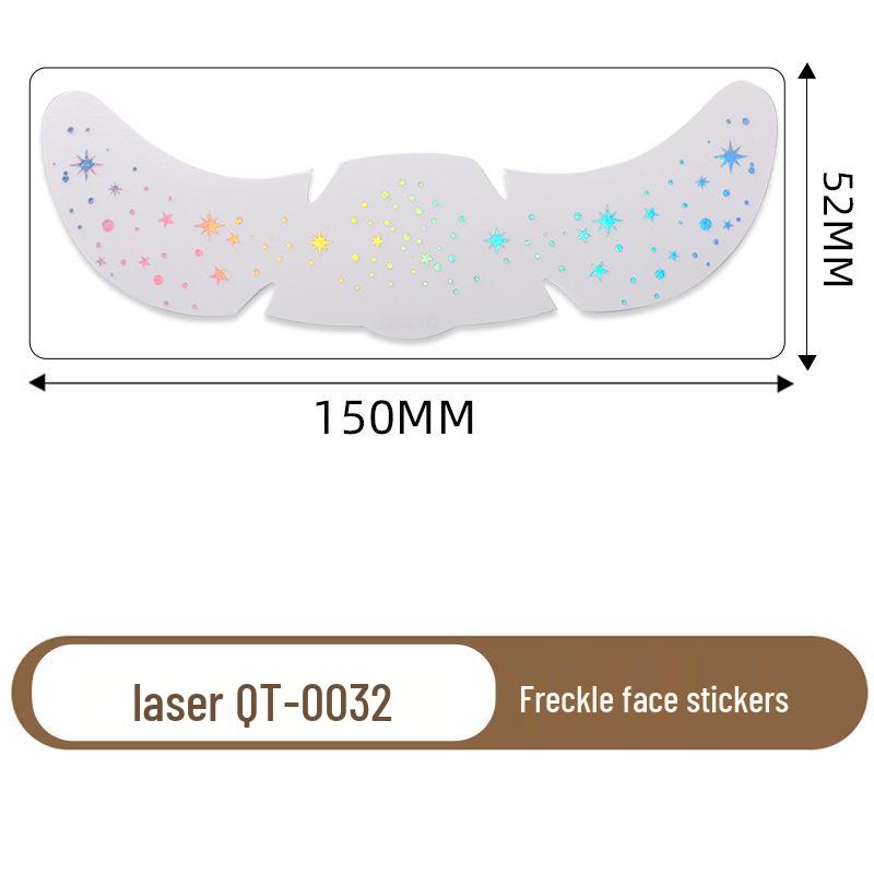 Cross Hot Stamping Tattoo Stickers: Waterproof Glitter Stars & Butterflies for Party Makeup & Stage Performance