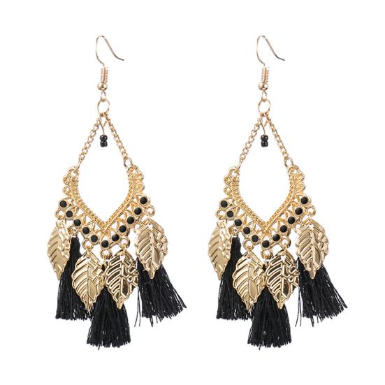 1 Paar Hängeohrringe Ethnischer Stil Anlaufbeständig Dekorative Quaste Hakenohrringe Schmuck