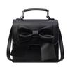 Backpack women's new texture niche design portable bow schoolbag lightweight travel backpack