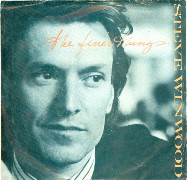 

7inch Record STEVE WINWOOD The Finer Things 728498 Island Records 1986 US Dance Electronica Used