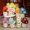 Decoration Sunflower Plush Toy Home Decoration Waist Support Plant Doll Pot