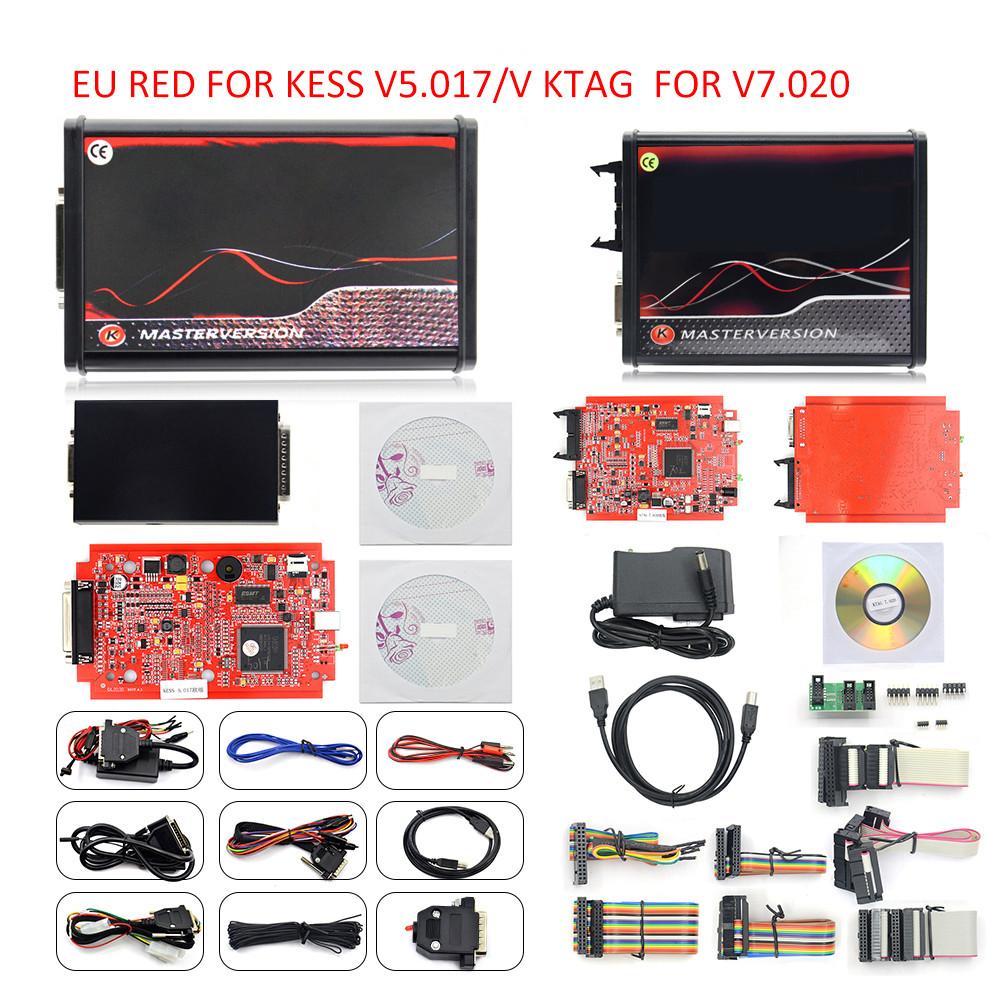 NEW Unlimited Kess 2.80 V5.017 ECU Master Tool K-TAG V2.25 V7.020 Full Chip OBD2 Manager Tuning Kit KSuite KTAG 2.25 Programmer