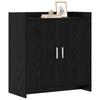 Sideboard Black Oak 72 x 36 x 80 cm Engineered Wood