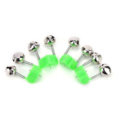 10Pcs Fishing Rod Bite Alarm Bells Twin Bells Clip Alerter Fishing Tackle Tool