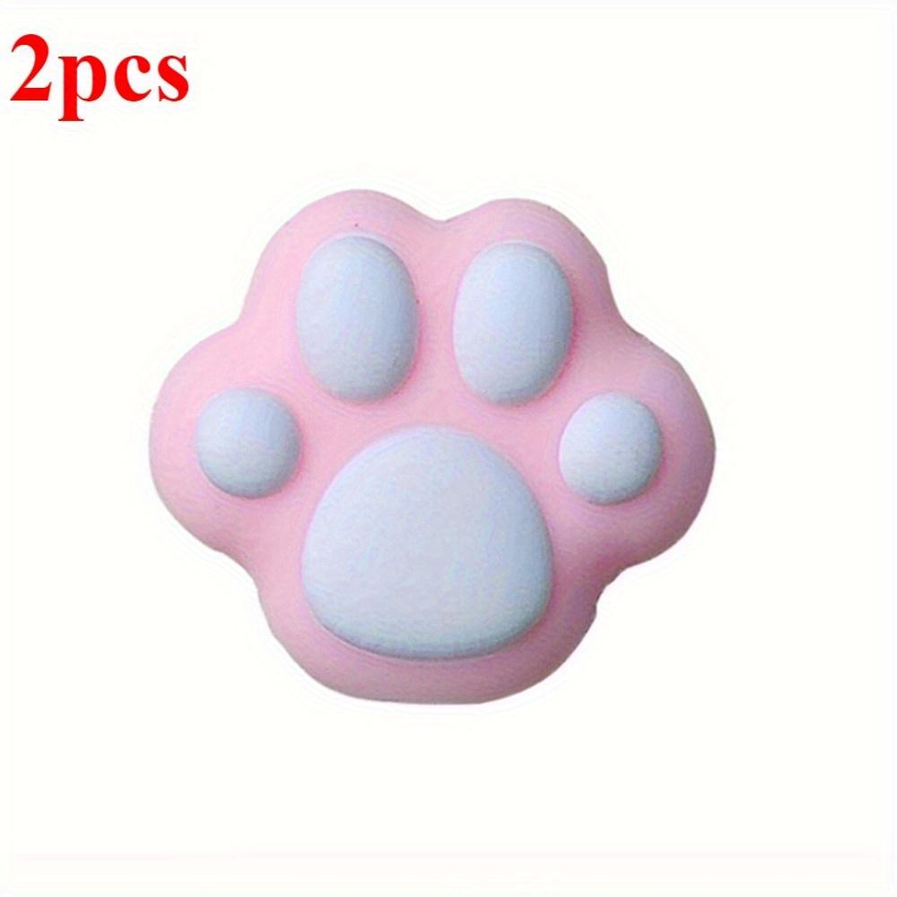 2/4pcs Cute Cat Paw Cable Winder Protector Kawaii Pink Desktop USB Cable Charger Organizer Wire Protection Accessories