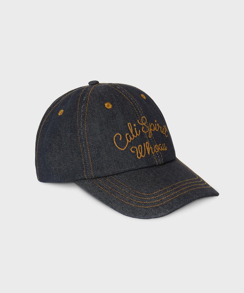 WHO.A.U Denim Chain Stitch Ball Cap / Whacg2323A