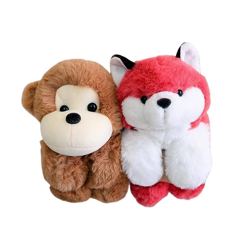 Fluffy Cute Cartoon Animals Shaped Hand Ring Ready To Ship Plushies Bracelet Series Toy