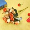 Bouquet Artificial Bouquet Fake Dried Flowers Orange