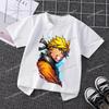 NARUTO Round Neck Tshirts for Boys Girls Anime Cartoon Cute Printed Shortsleeved Top Children Summer Fashion Tshirt Gifts