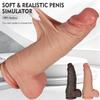 Giant Realistic Dildo with Suction Cup, Liquid Silicone Extra Large Penis for Women