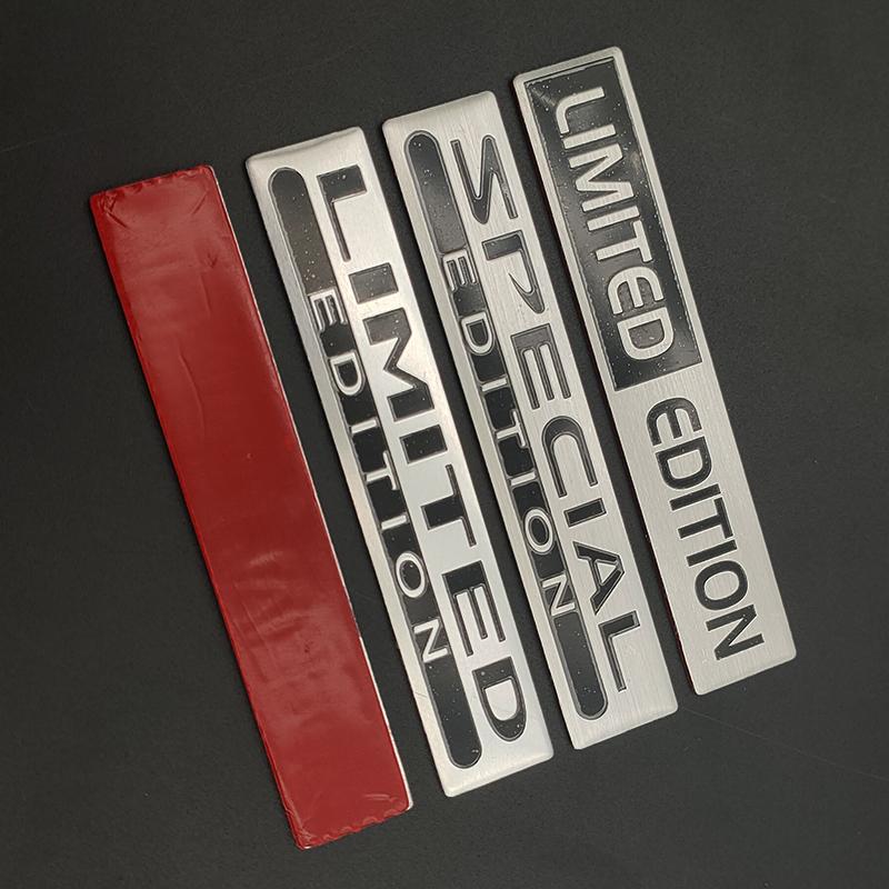 3d Aluminium Special Edition Logo Limited Edition Emblem Sticker Car Interior Exterior Decoration Decal Motorcycle Accessories