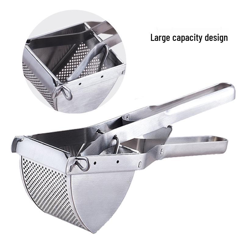 Kartoffelstampfer & Zitronenpresse aus Edelstahl für den kreativen Kücheneinsatz