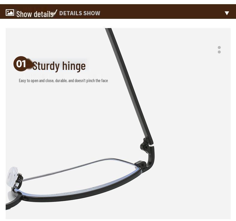 Stylish Black Frame Anti-Blue Light Reading Glasses for Women & Men