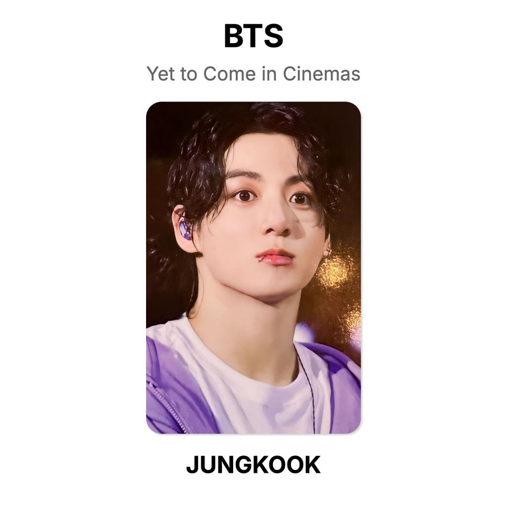 BTS Yet to Come in Cinemas Official Photocard
