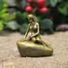 Resin Mermaid Decor With Copper Hue For Wedding Party And Holiday Celebrations