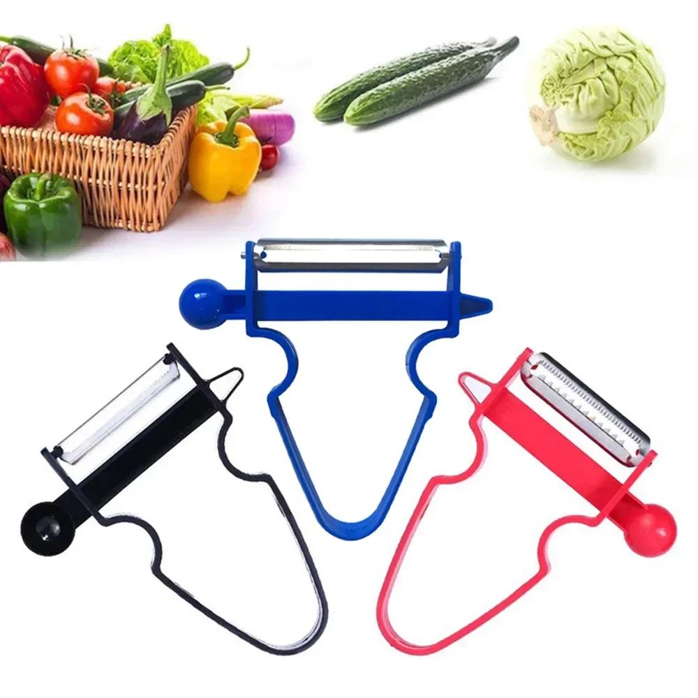 

3 Pcs Magic Trio Peeler Set Stainless Steel Vegetable Cutter Slicer Shredder Julienne Kitchen Tools Gadgets