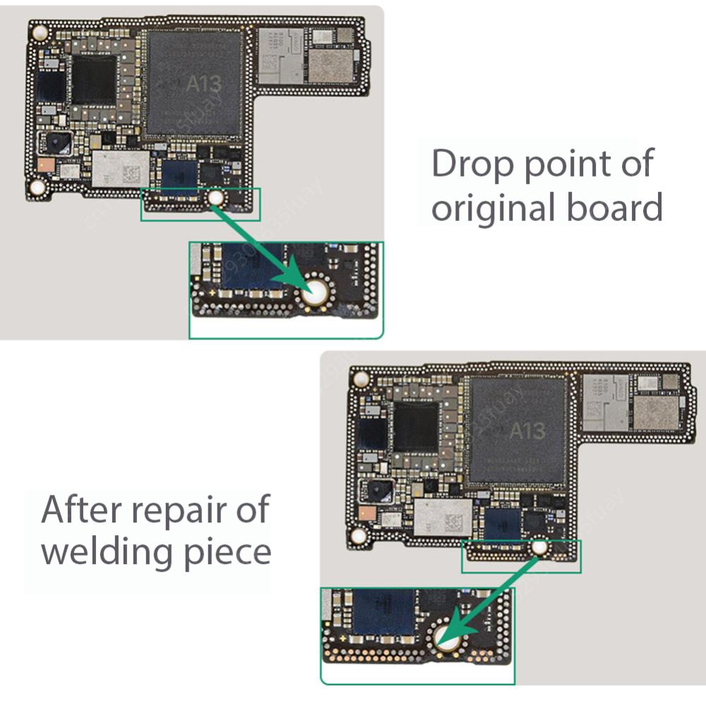 1-10PCS 208 Dots Repairing Spot Soldering Lugs Solder Piece Rework Pad Welding Point Board Copper Repair Tools For Mobile Phones