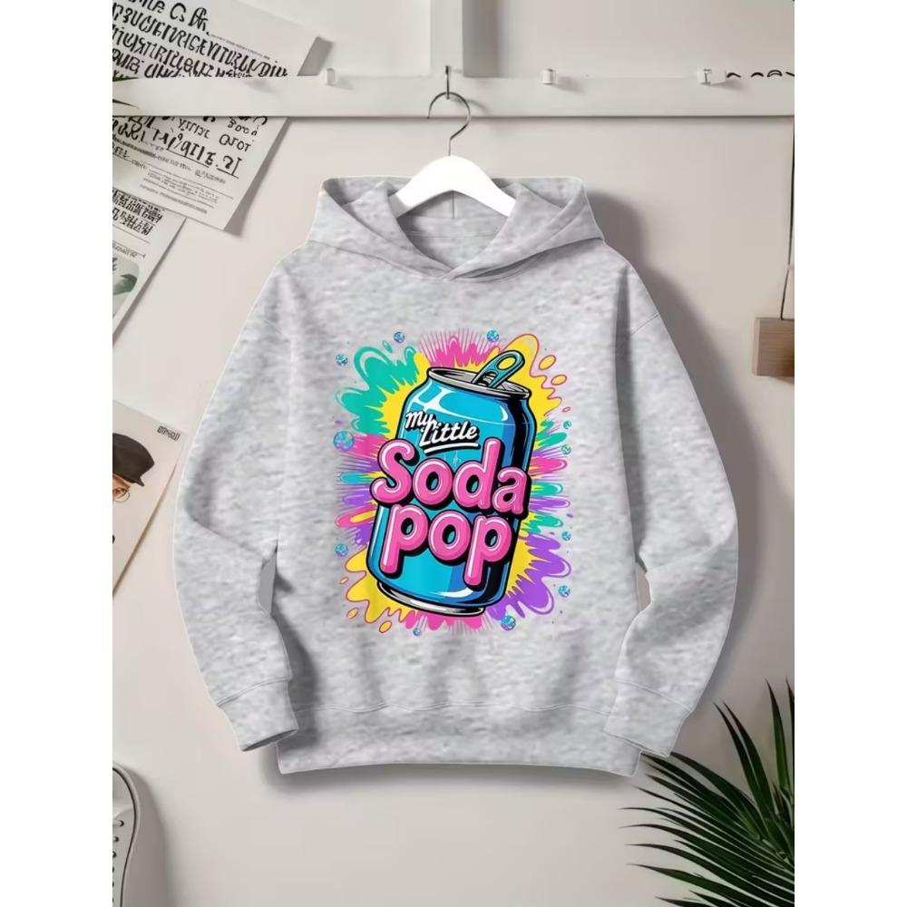 My Little Soda Pop Dětské mikiny K-Pop Hudba Korejské Anime Mikina Hip Hop Oblečení pro kluky Dárek Roztomilé tričko Volný Dětský top